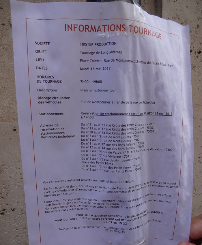 Mission Impossible 6 en tournage à Paris en 2017