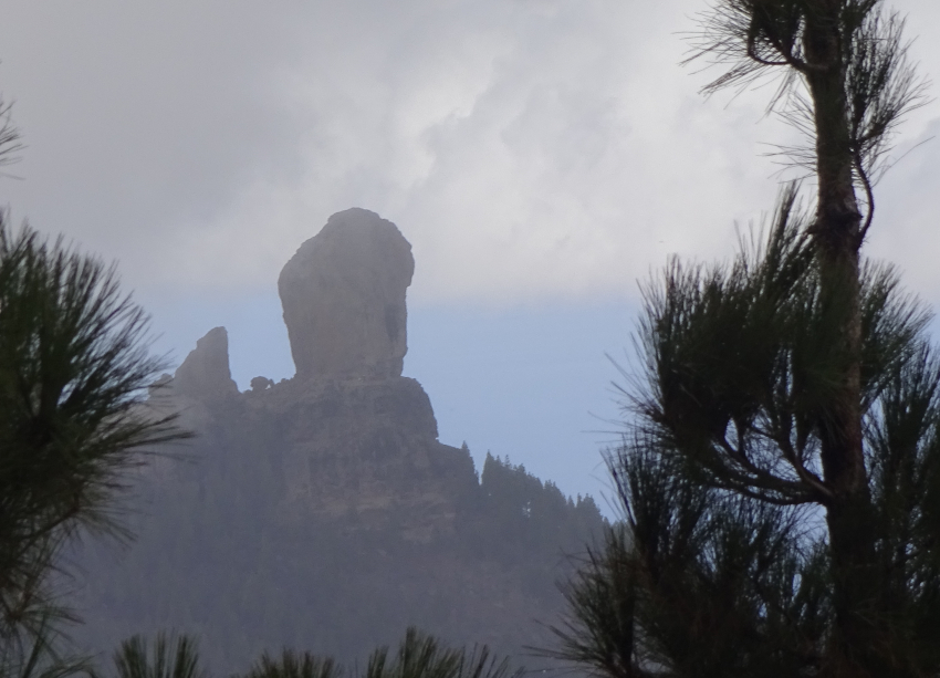 Roque Nublo dans la brume