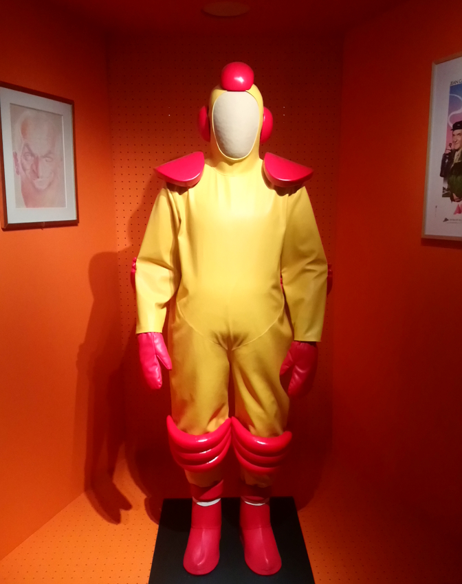 Costume de l'extraterrestre dans La soupe aux choux