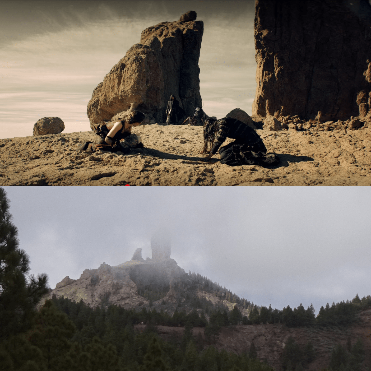 The Witcher au Roque Nublo