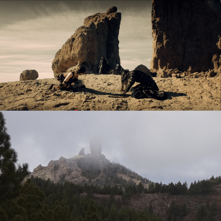 The Witcher au Roque Nublo