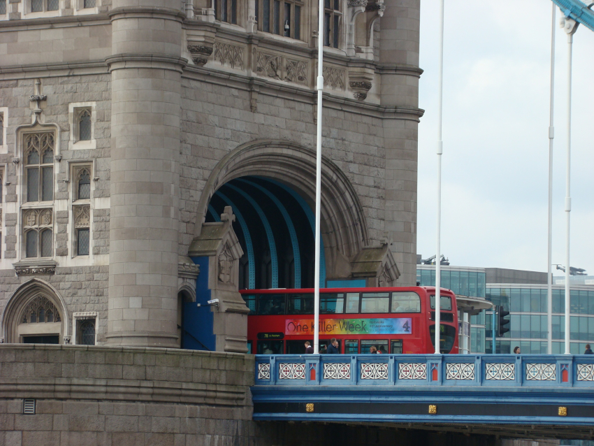 Bus à impériale à Londres
