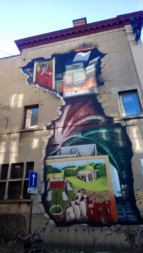 Smates à Gand pour The Monuments Men