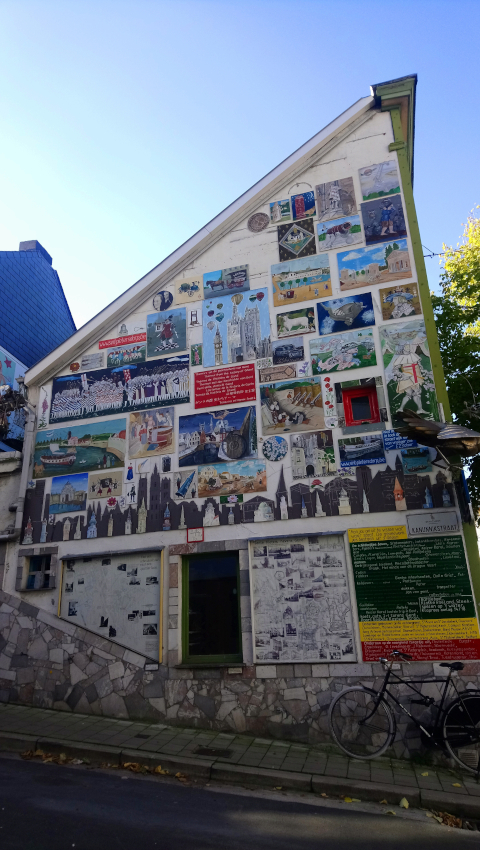 Façade d'un magasin d'art à Gand