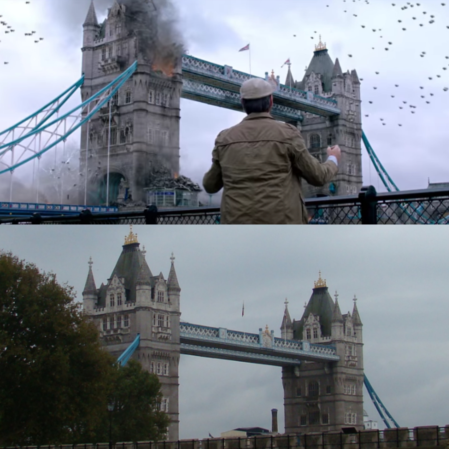 Tower Bridge explose dans le MCU