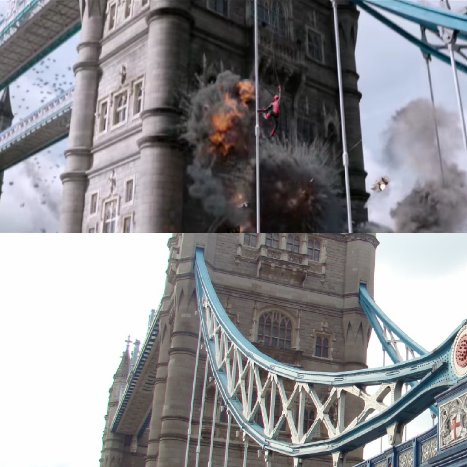 Tower Bridge sauvé par Spider-Man