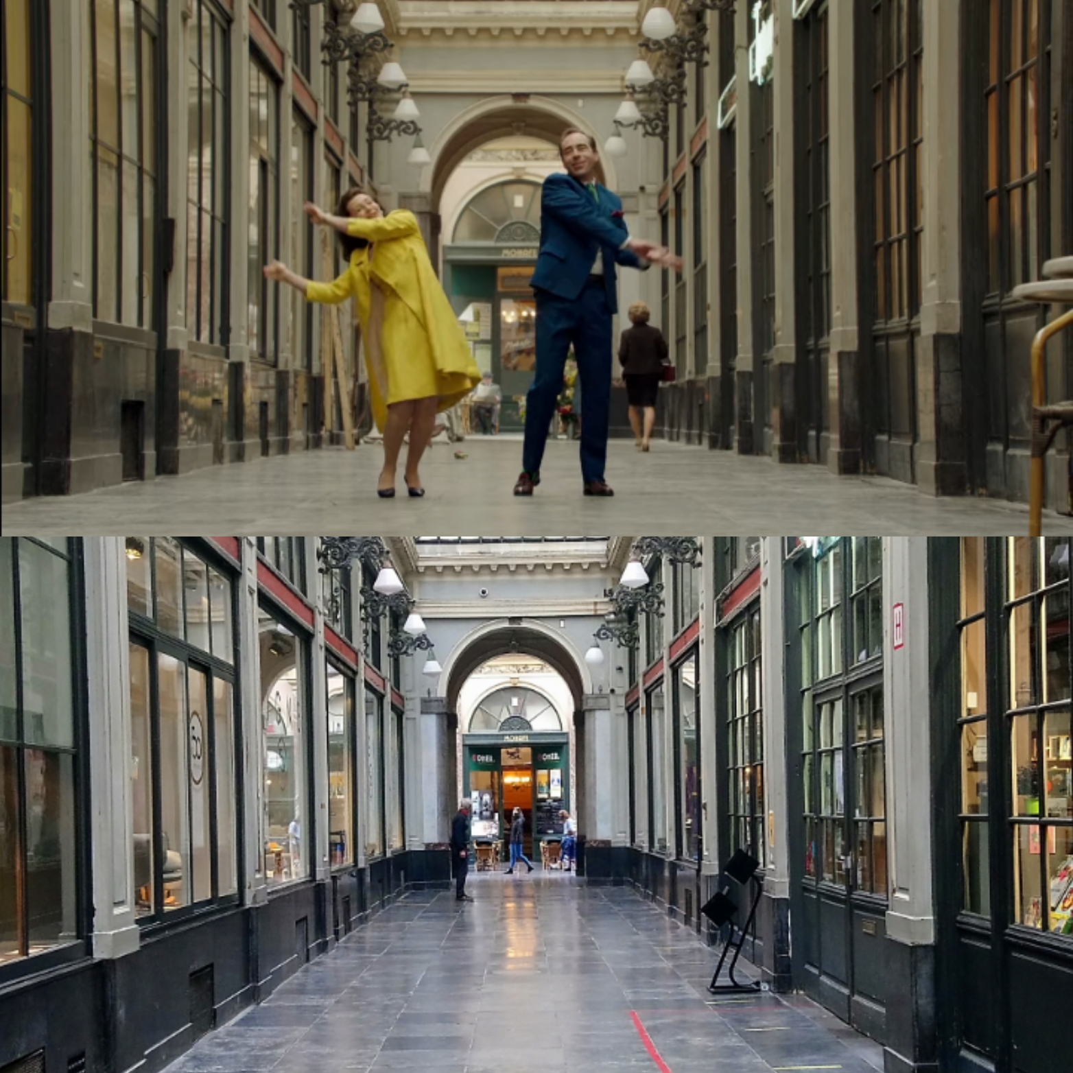 Galerie des Princes dans une série française