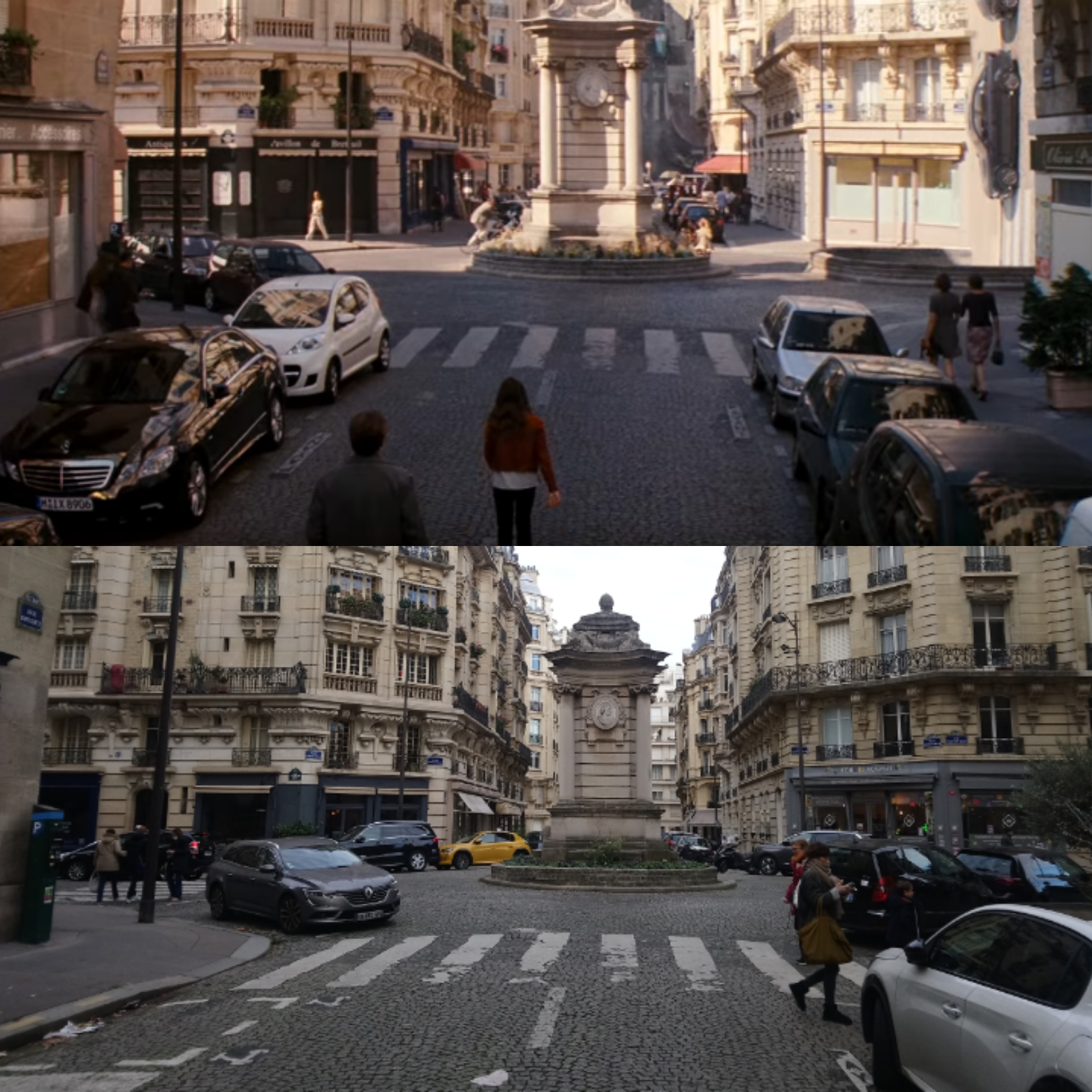 Scène d'Inception dans le 15e arrondissement