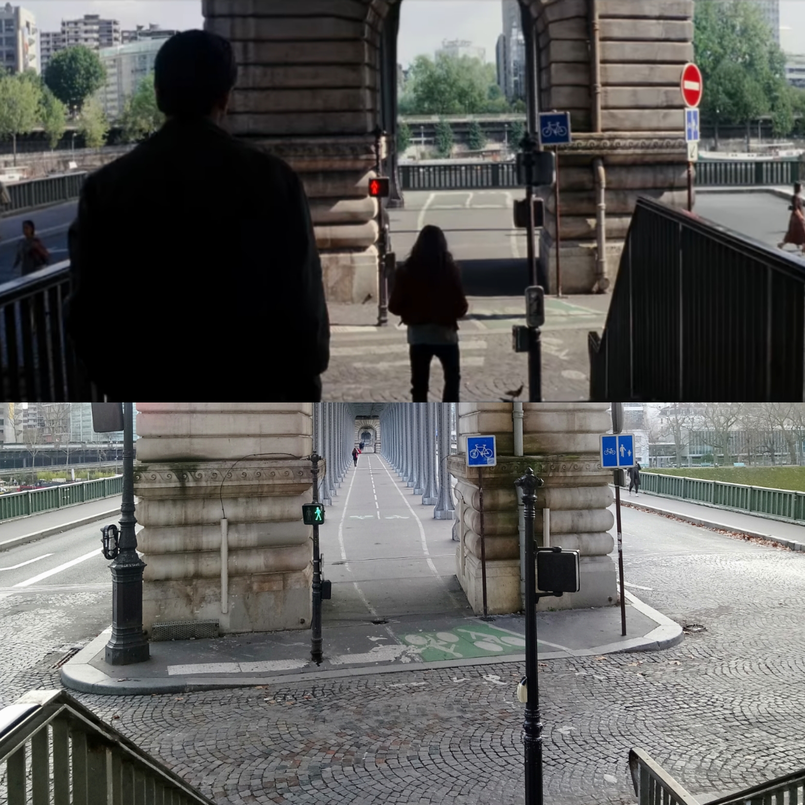 Scène de Inception de Nolan