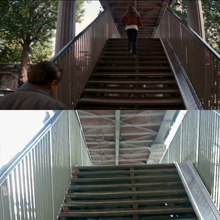 Scène d'Inception sous le pont Bir-Hakeim