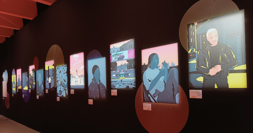 Expo d'affiches de la série The Wire