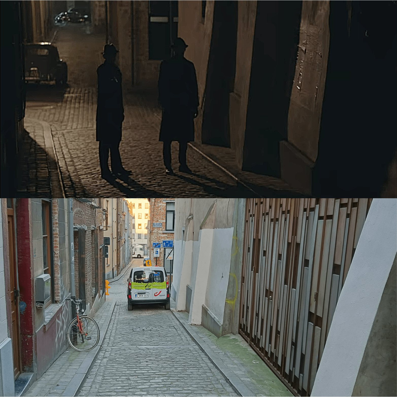 Tournage d'une scène à Bruxelles d'Au service de la France