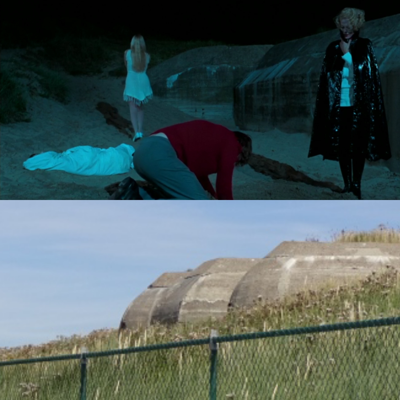 Scène de Daughters of darkness à Ostende