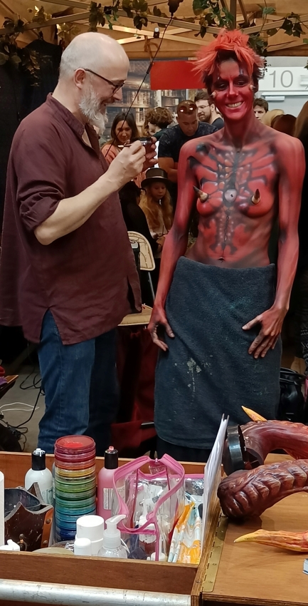 François Rose et le bodypainting