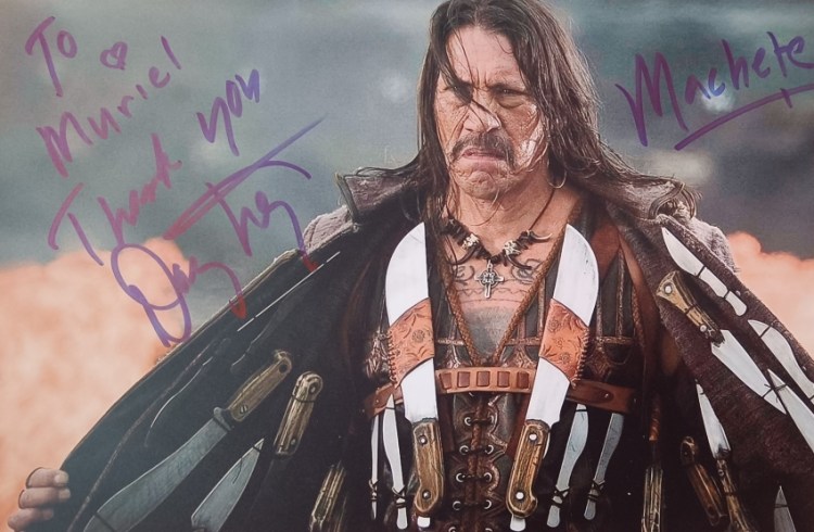 Ma dédicade de Danny Trejo, alias Machete !