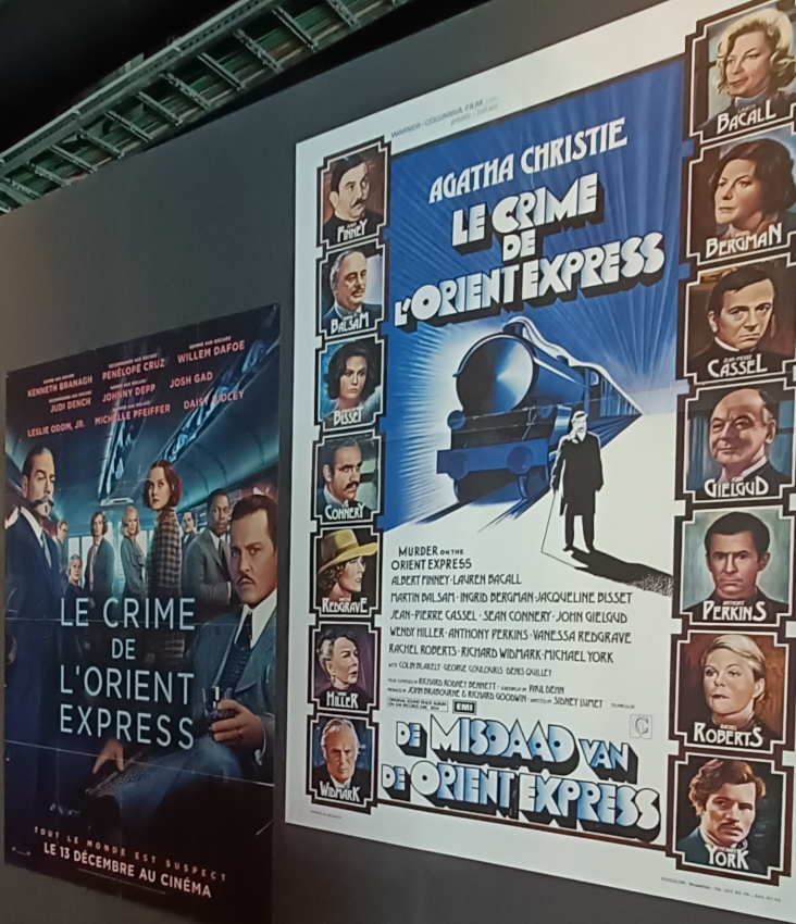 Affiches dex deux longs métrages du Crime de l'Orient-Express