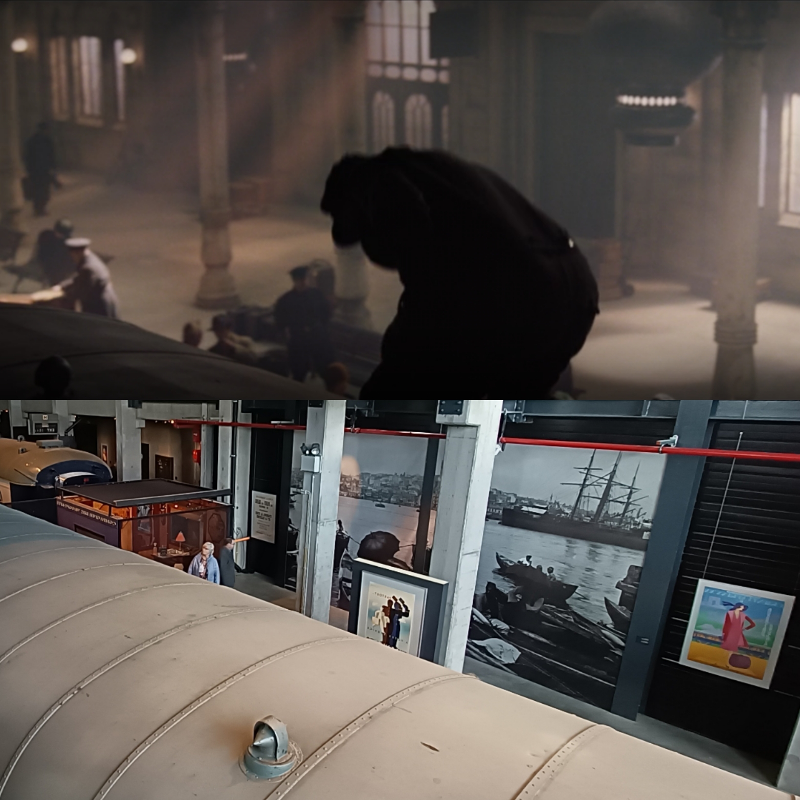 Le toit de l'Orient-Express dans le film de 1974