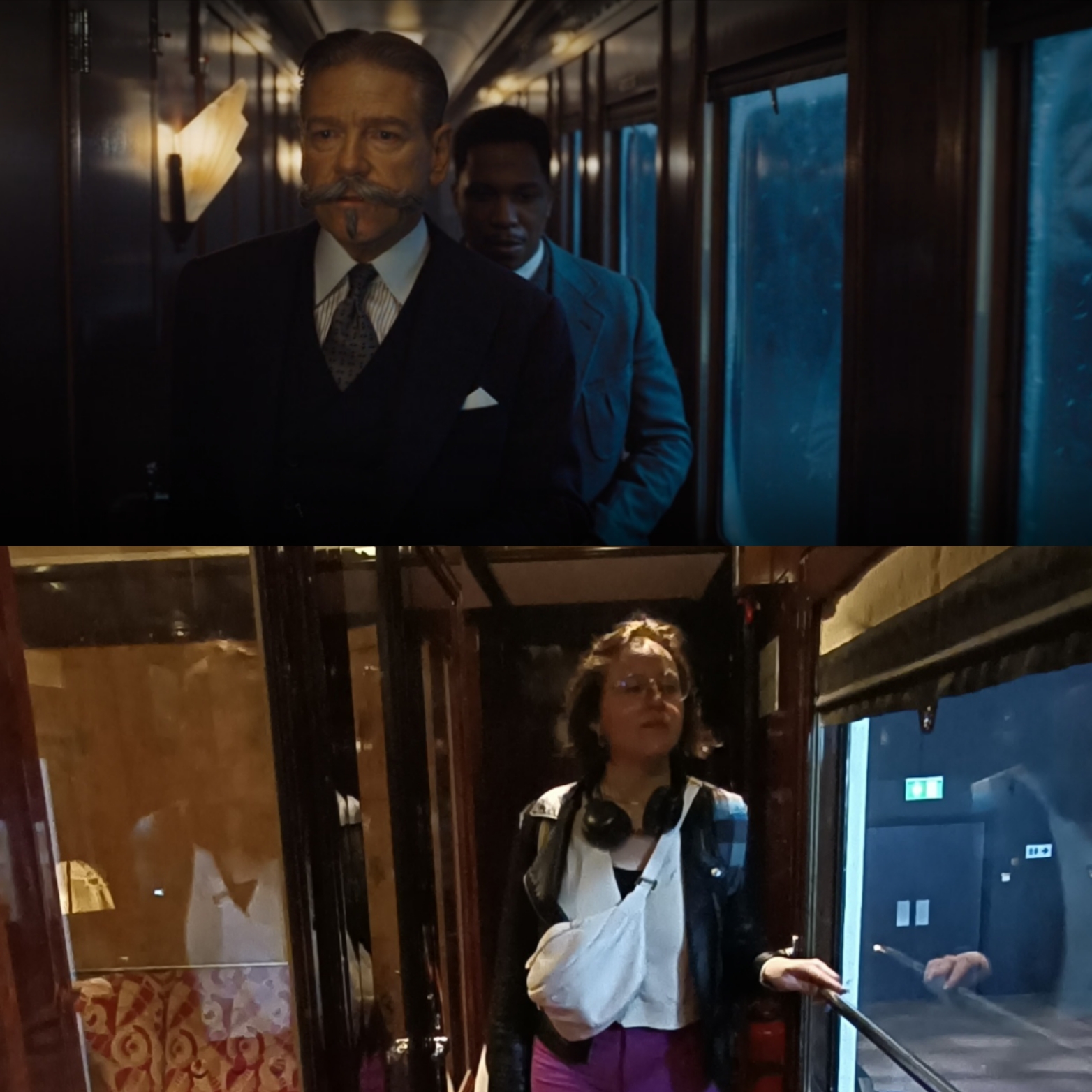 Hercule Poirot alias Kenneth Branagh dans le remake