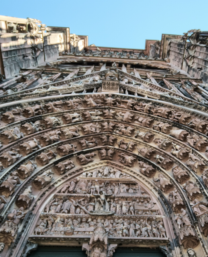Façade de la cathédrale de Strasbourg