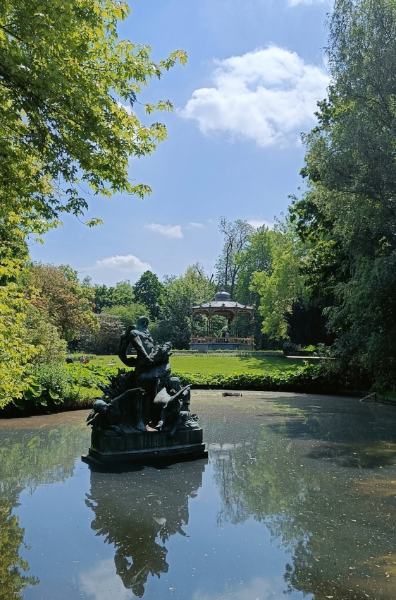 Etang du parc reine Astrid à Bruges