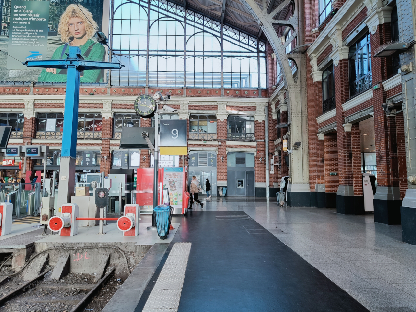 Quai de la gare de Lille-Flandres