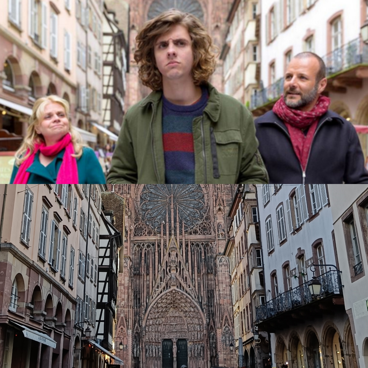 Rue Mercière à Strasbourg dans le film Mon Poussin