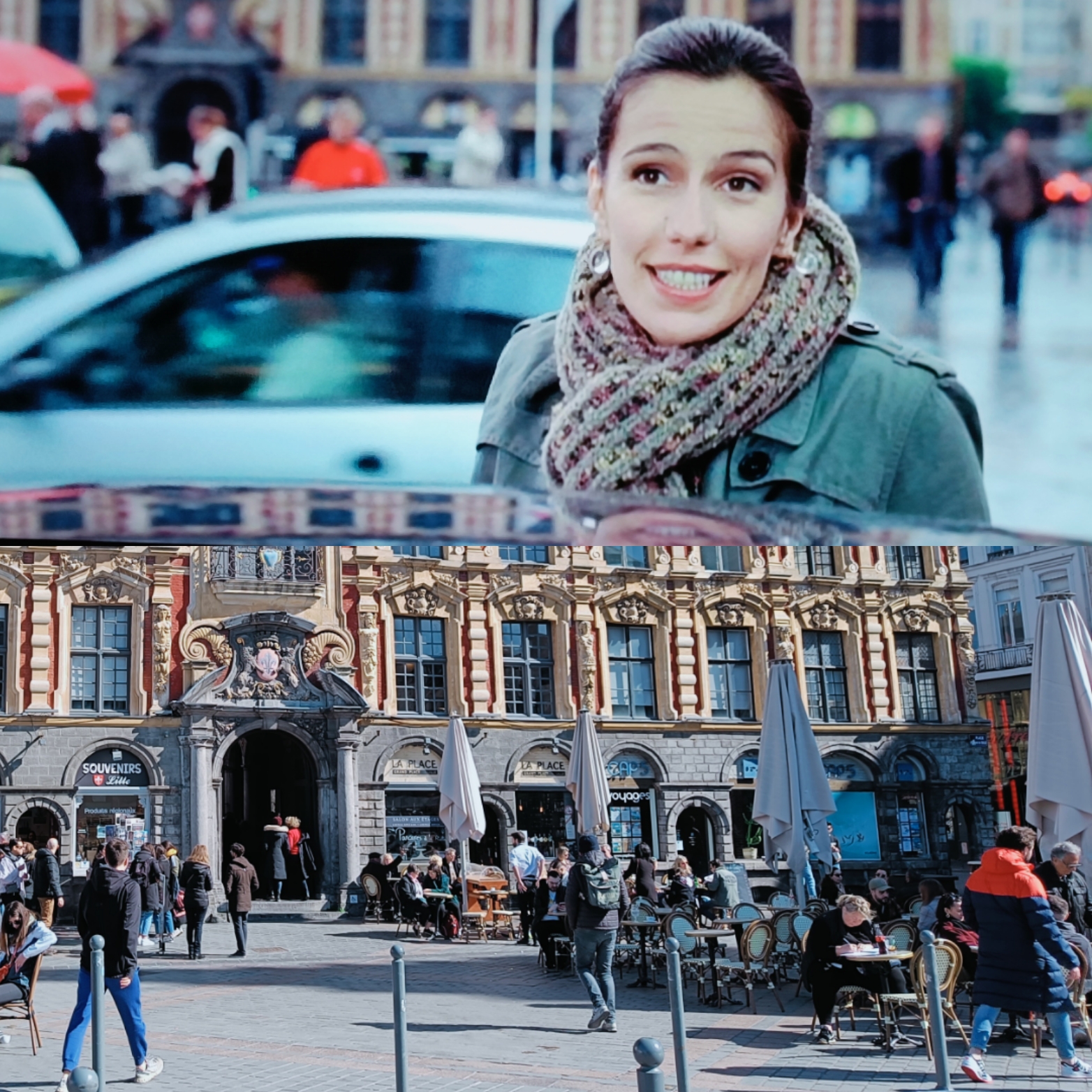 Scène de Bienvenue chez les Ch'tis à Lille