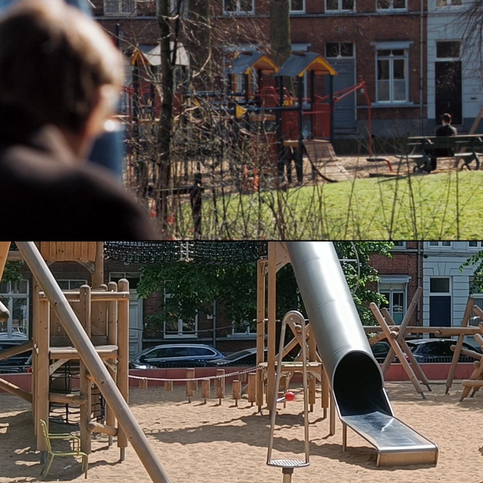 La plaine de jeux du parc Reine Astrid