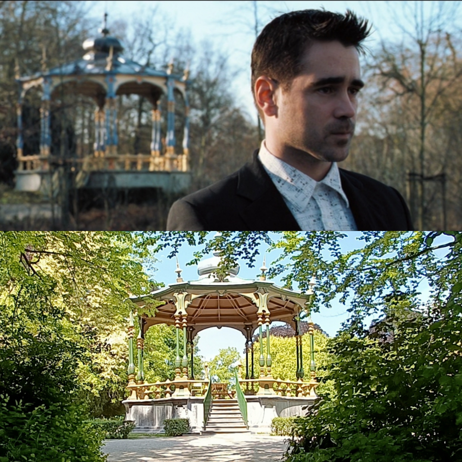 Colin Farrell au parc Reine Astrid à Bruges