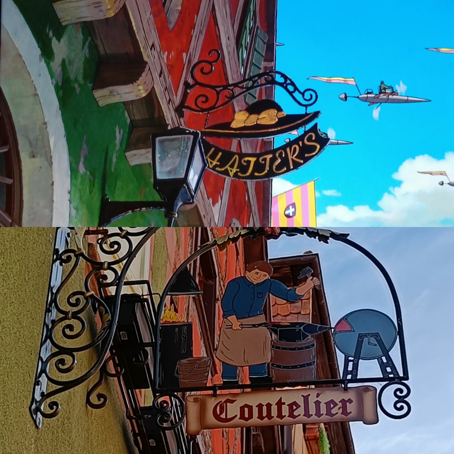 Enseigne alsacienne chez Miyazaki