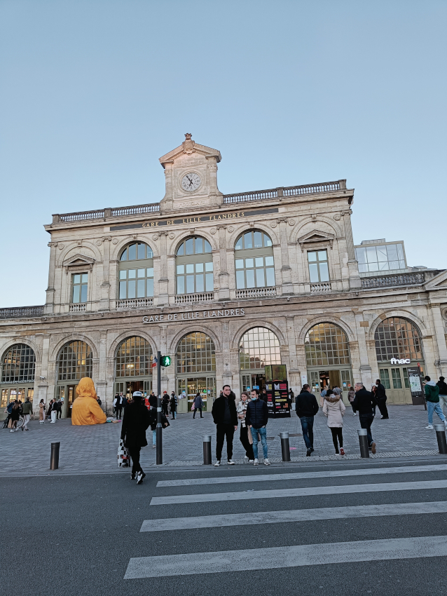Façade de la gare de Lille-Flandres