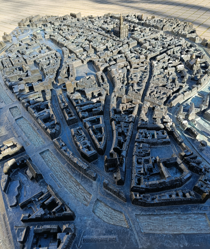 Maquette en relief de Strasbourg