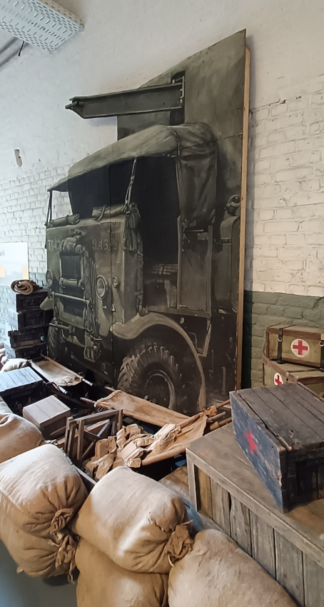 Camion trompte l'oeil du film Dunkerque