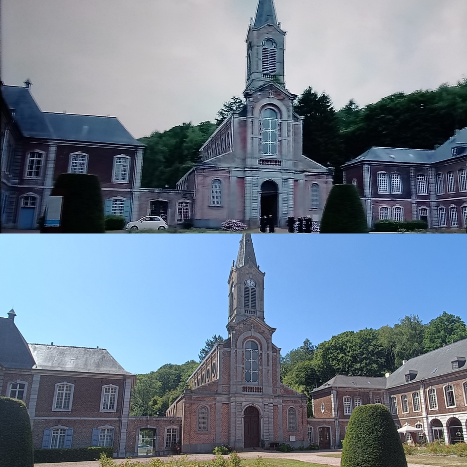 Eglise de l'abbaye d'Aulne en Belgique