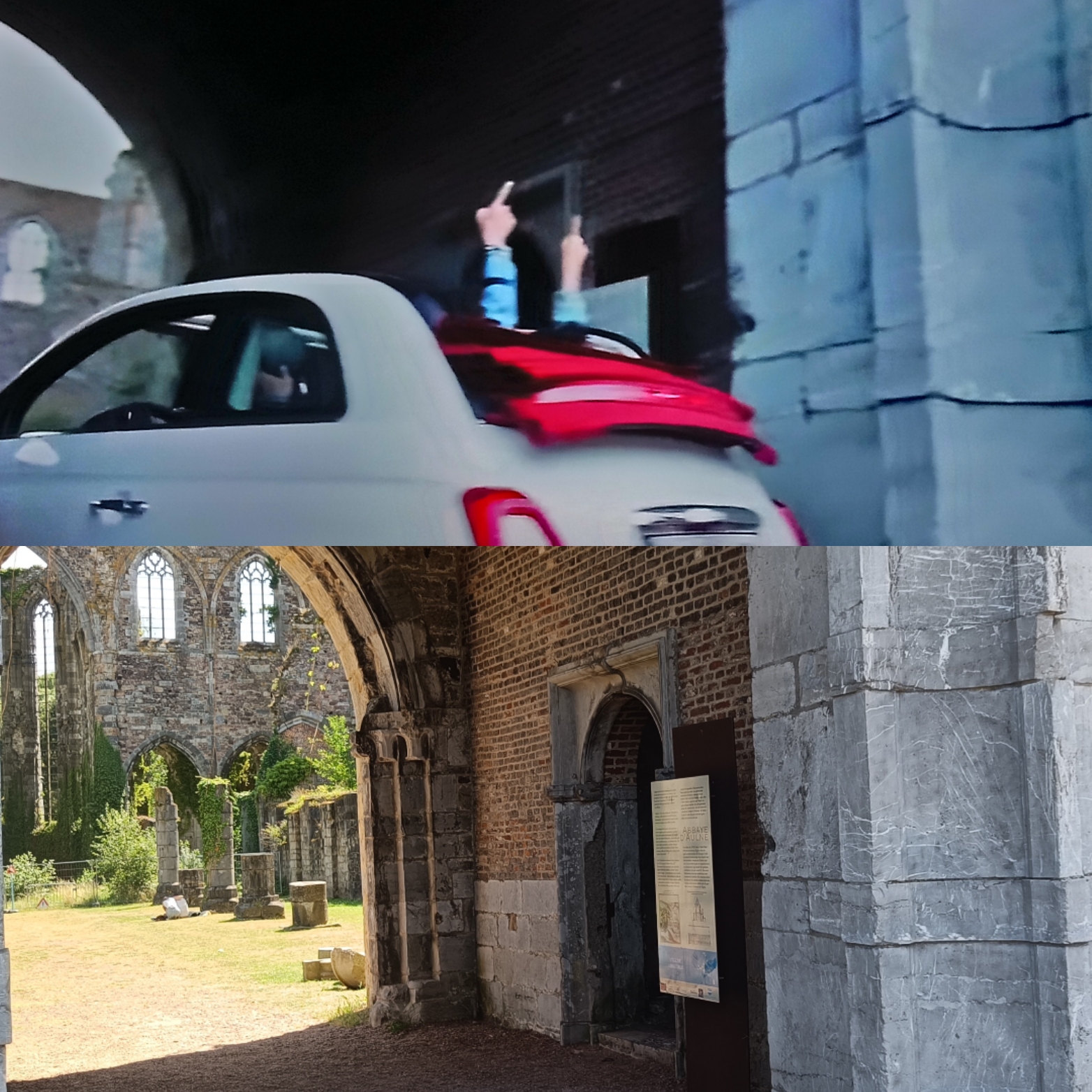 Lieu de tournage : Abbaye d'Aulne en Belgique