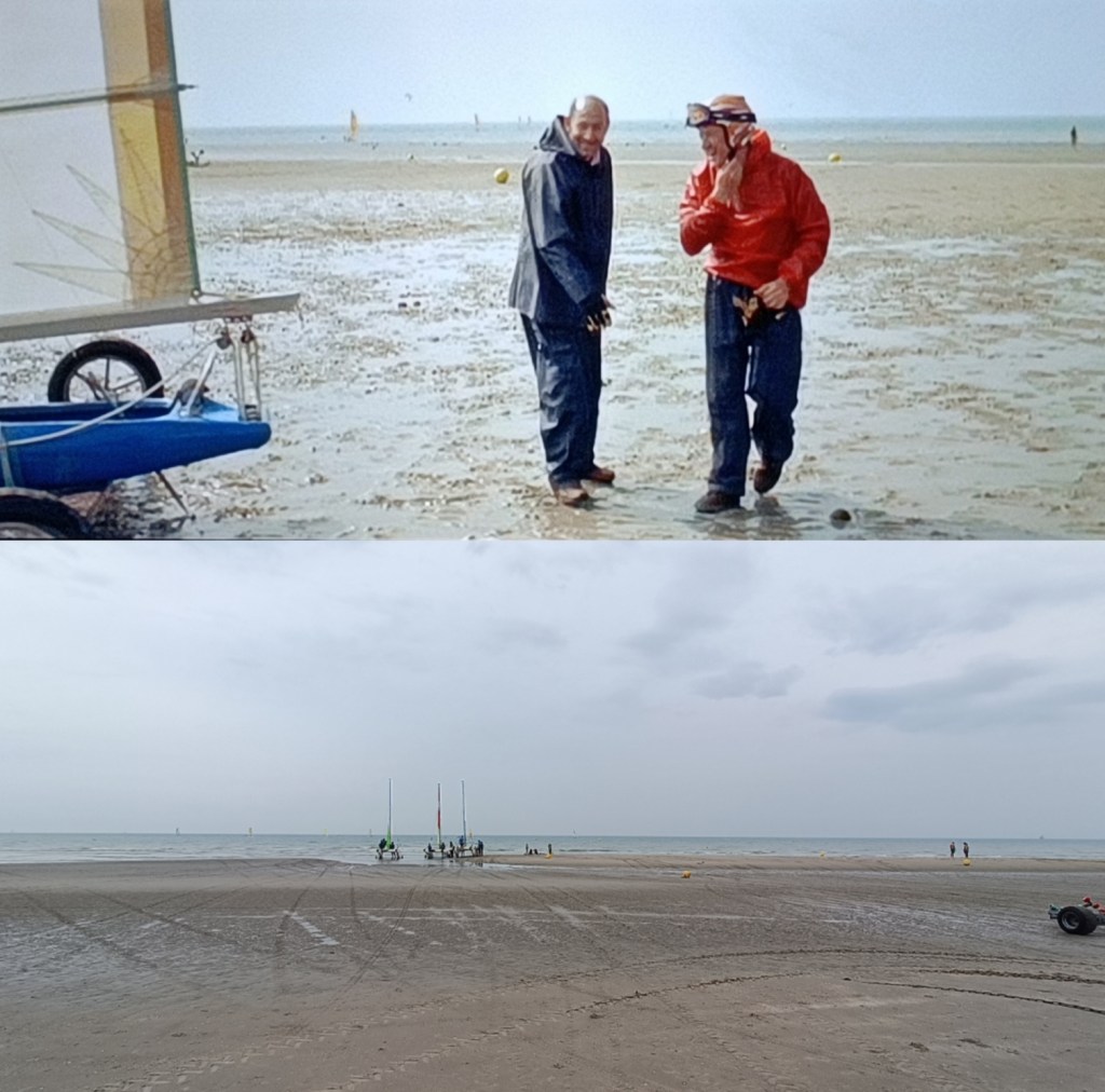 Dany Boon et Kad Merad à Malo-les-Bains