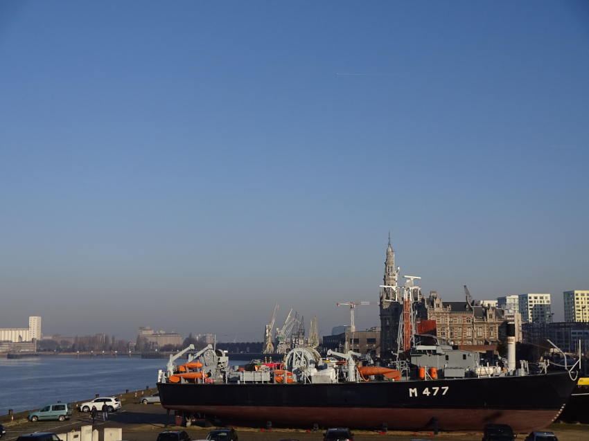 Vue le long du Steenweg à Anvers