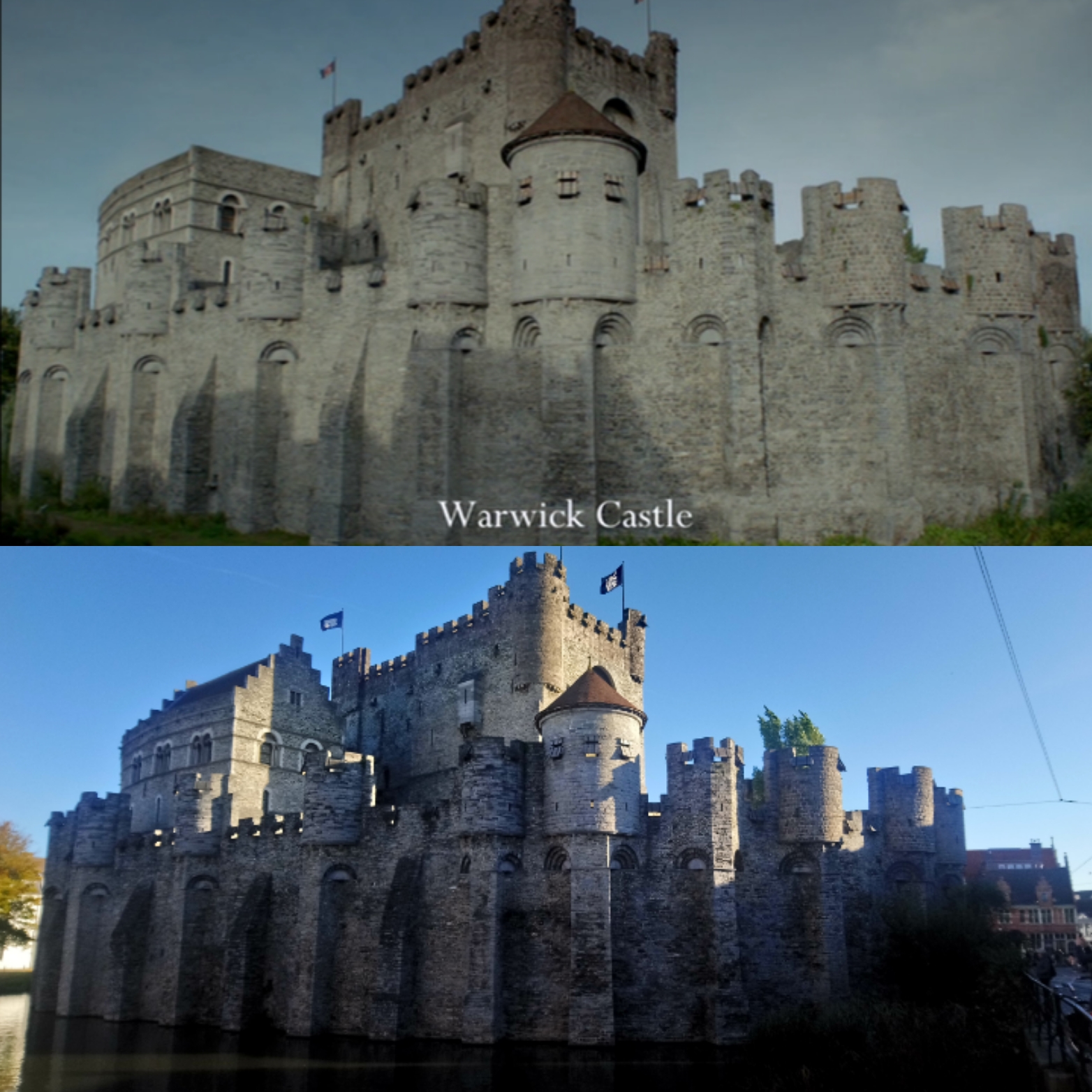 Le château de Gand dans The White Queen