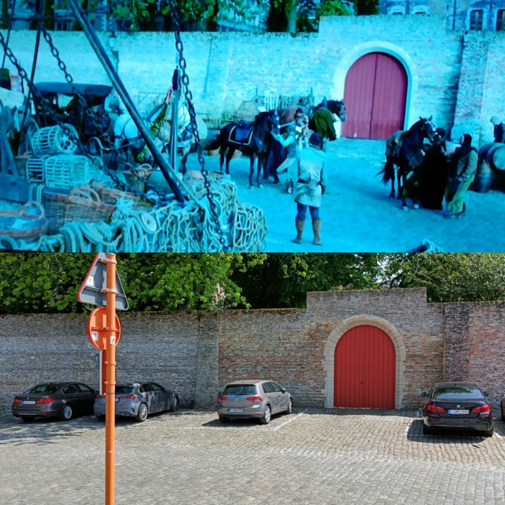 Scène de la série The White Queen à Bruges