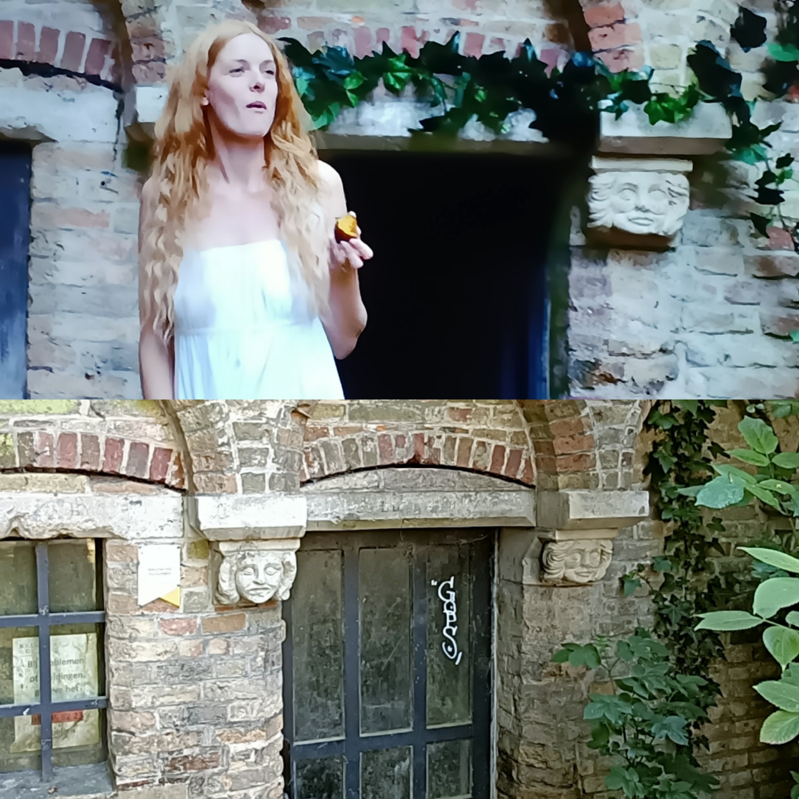 Scène avec Rebecca Ferguson à Bruges