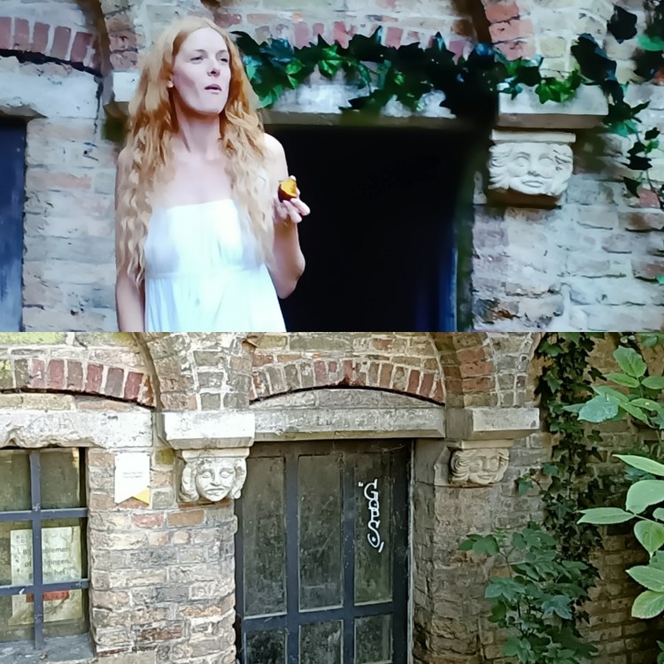 Scène avec Rebecca Ferguson à Bruges