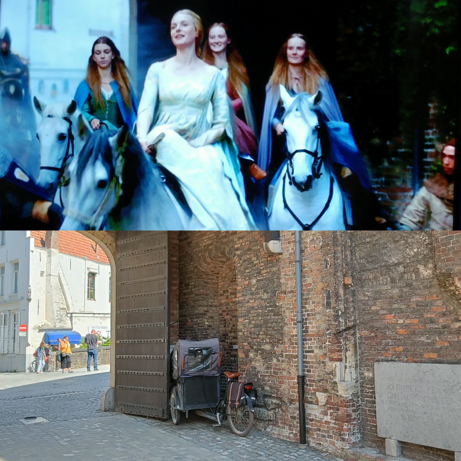 Arrivée de la Reine Blanche à Bruges