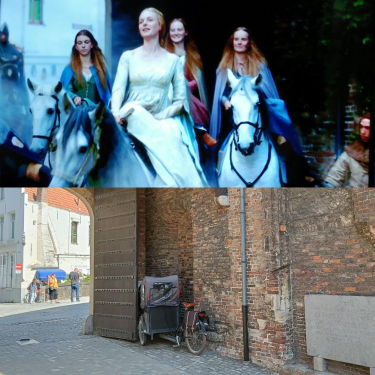 Arrivée de la Reine Blanche à Bruges