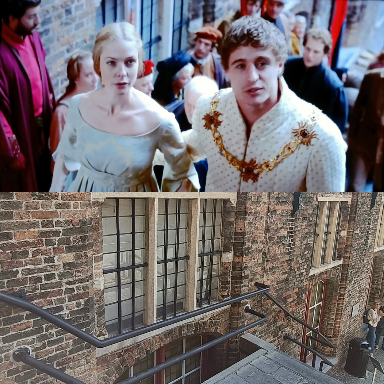 Scène de The White Queen au Beffroi de Bruges