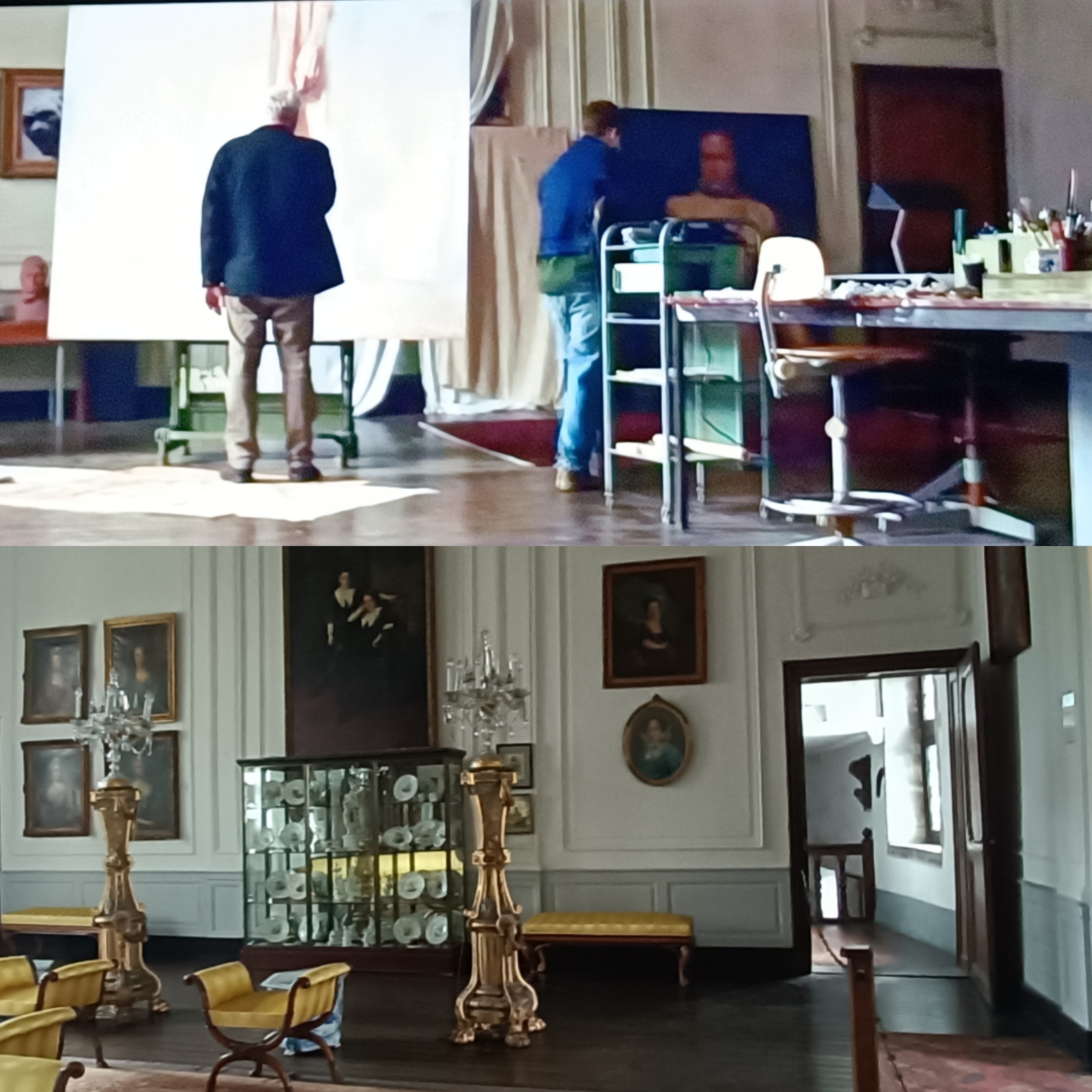 Scène de Light Thereafter dans le grand salon du château