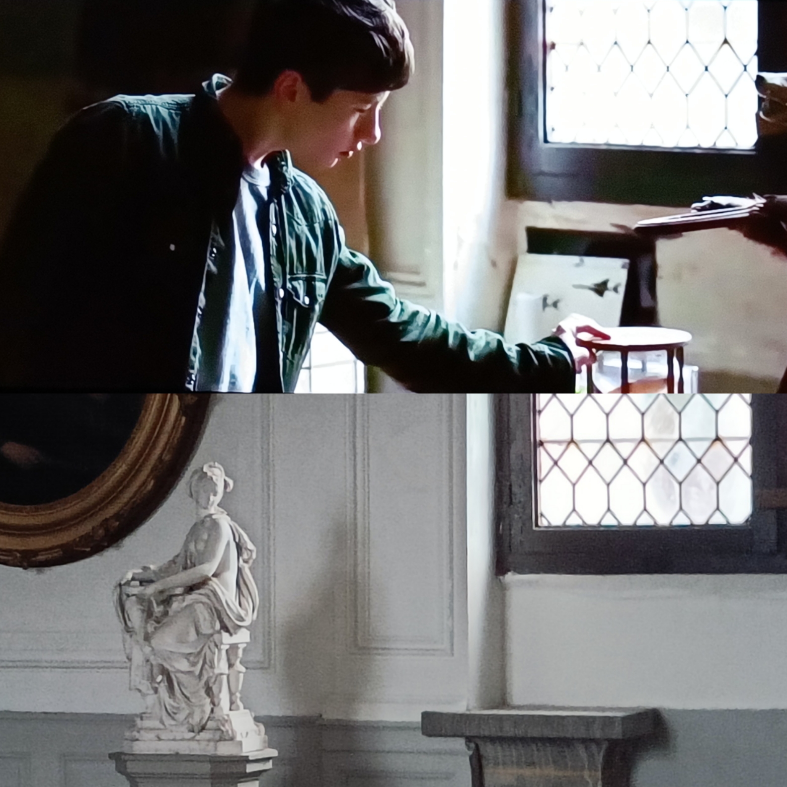 Scène du film tournée dans le grand salon