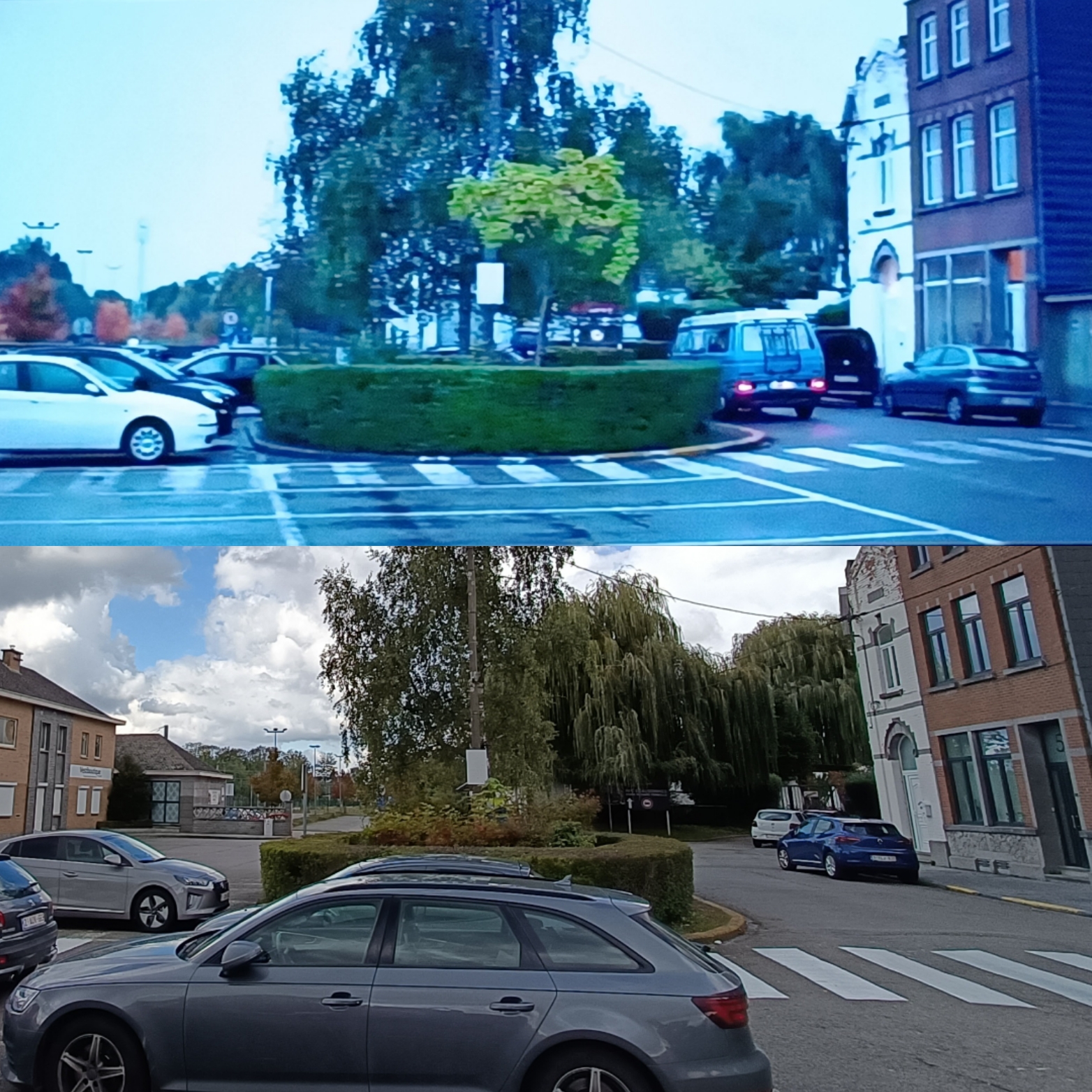 Plateau de la gare d'Écaussinnes au cinéma