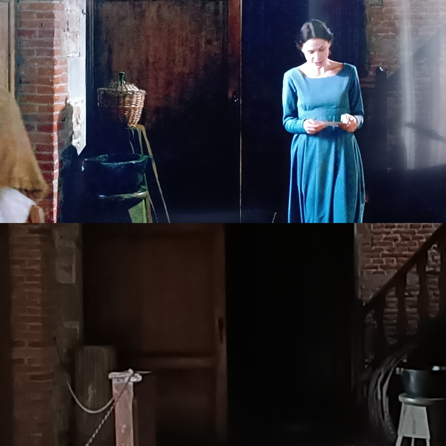 Amanda Hale dans la cuisine du château d'Écaussinnes-Lalaing