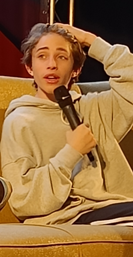 Raphael Luce au micro du Comic Con Brussels