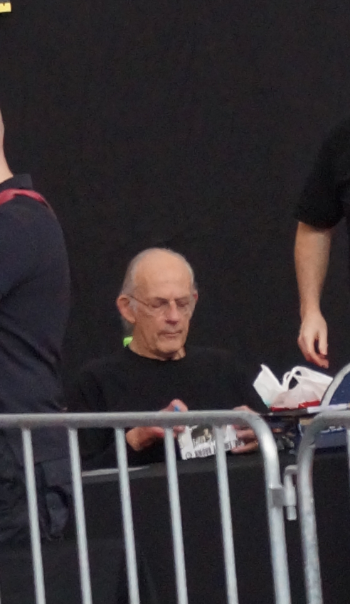 Christopher Lloyd à la séance de dédicaces